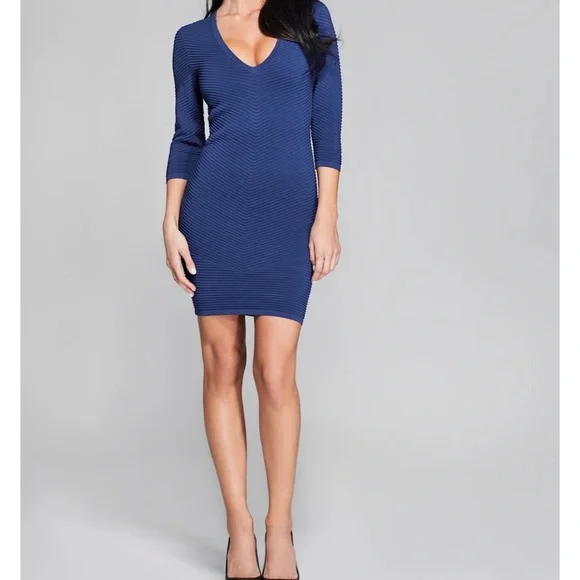 Guess by Marciano Dresses Guess By Marciano Sibilla Chevron Sweater Dress Poshmark